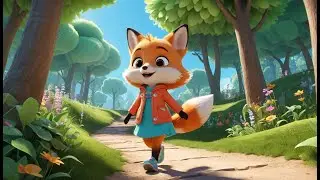 Little Fox Peek Peek Trail | Cute Fox Song for Kids | Fun Forest Adventure Rhyme