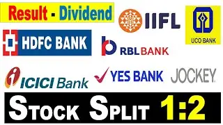 ICICI BANK, HDFC BANK, YES BANK, UCO BANK. IDBI BANK RESULT, CAN FIN HOMES , RELIANCE INDUSTIRES