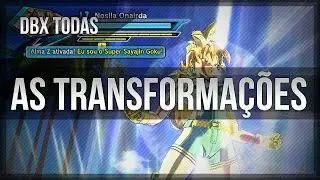 Dragon Ball XENOVERSE Remake Todas as Transformações