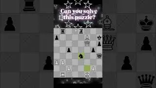 Can you solve this chess puzzle?#chess #chesspuzzle