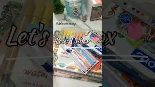 Unboxing time 🌷💖#artswithsaniya #artwork #unboxingtime #unboxing #new #youtube #shorts #artsupplies