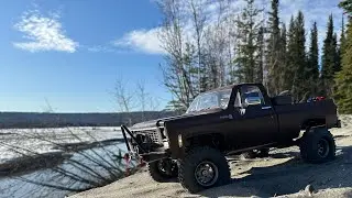 Spring Time Tanana River Check 4/24/25 #rc #trailcheck #alaska
