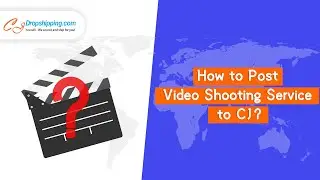 How to Post Video Shooting Service to CJ?