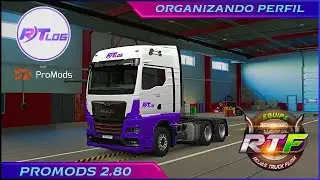 De volta ao ProMods ap&oacute;s 8 meses !! Organizando perfil e caminh&atilde;o ao vivo e saindo para a rodagem !!