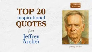 Jeffrey Archer | Top 20 Inspirational Quotes | Timeless Quotes