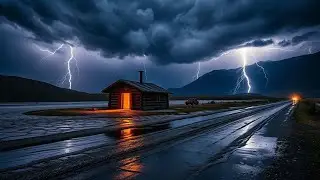 Cozy Cabin Ambience: Rain on the Roof for Sleep, Study & Relaxation