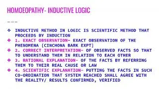 LOGIC OF HOMOEOPATHY || STUART CLOSE PHILOSOPHY ||