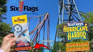 Six Flags Great America, Hurricane Harbor, Sky Striker Memorial Day Weekend - Wristbands Required