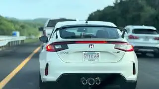 Civic Type R cruising