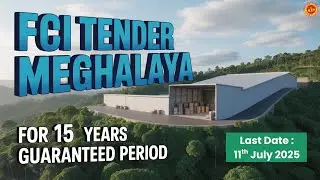 Build Godown in Meghalaya | FCI Tender 2025 | Earn 15 Years Guaranteed Rental Income #kip