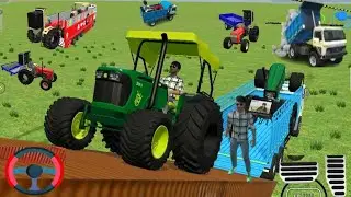 Full loaded truck and dumper Go to Construction site Game video #gamingvideos