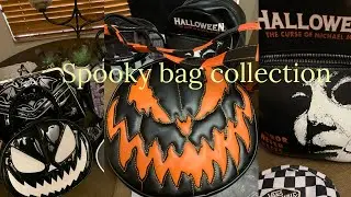 Spooky bag collection,Love Pain and Stitches, Backstitch Bruja