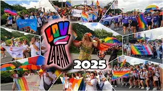 PHILIPPINES 🏳️&zwj;🌈 PRIDE MARCH 2025 LOVELABAN 📍UP Diliman Quezon City #LoveLaban #PridePH  ▶️3