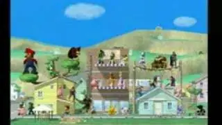 All characters taunting