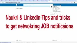 How to apply Jobs for Network Engineer role | Follow this tips  in Naukri and Linkedin portals.