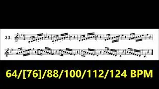 ARBAN M&eacute;todo Completo de Conservat&oacute;rio para Trompete - [ESCALAS MAIORES] 23 (Si b Maior)