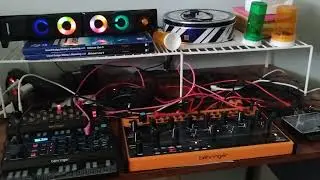 Behringer Crave, Pro VS Mini & Phara-O sequencer and synths