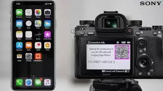 How to make a Wi Fi connection using QR code For iPhone iPad Imaging Edge Mobile app