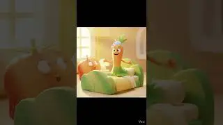 Carla Carrot&rsquo;s bedtime secret 🥕🌙Early sleep = superpower ✨VeggieVerse 🌱 #veggieverse #youtubeshorts