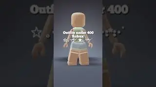 Roblox outfit idea under 400 robux!🤑#roblox#shorts