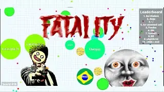GAMEPLAY AGARIO / RANDOM TEAM PLAY