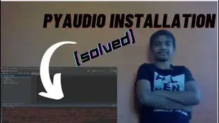 How to Solve Pyaudio error message in Pycharm?