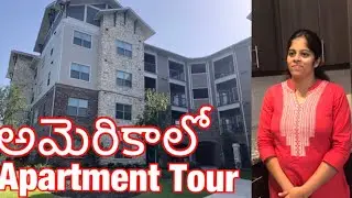 Apartment tour in America// kavitha's world//Telugu in USA