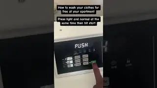 How To Wash Your Clothes For Free At Your Apartment!! #fyp #explorepage #hack #lifehacks #explore