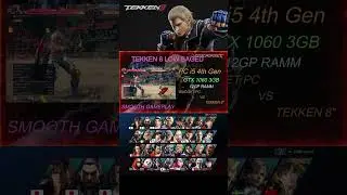 i5 4th Gen - GTX 1060 - TEKKEN 8 Gameplay Test | 1080p Low Settings | Kitna FPS Mila? #Tekken8PC