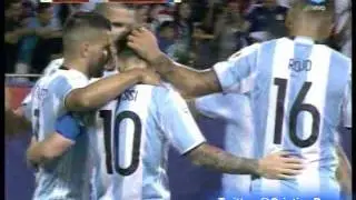Argentina 5 Panama 0 (Relato Jorge Barril) Copa America Centenario 2016