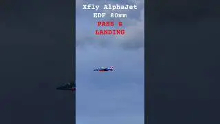 Xfly AlphaJet EDF 80mm PASS Patrouille deFrance #rcplane #rchobby #patrouilledefrance #rcflying