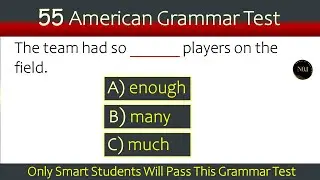 English Grammar Challenge 🇺🇸 | Can You Beat the Average Score? | No.1 Quality English