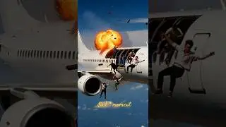 বিমান দুর্ঘটনা . plane explosion mid air accident. YouTube short video. viral reel trending. sad