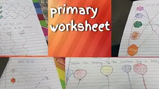 Primary worksheet|scribble sleeping lines standing lines slanting lines zigzag lines curves lines