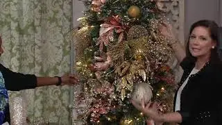 Cascading Pearl Candle Rings or Garland by Valerie on QVC