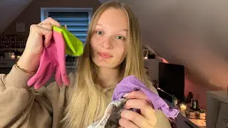 Asmr deutsch Glove sounds 🍁🧤
