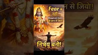 Fear से नहीं&hellip; गीता के ज्ञान से जियो! | Bhagavad Geeta | #shorts #YTshorts
