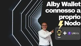 Alby wallet connesso a proprio nodo Lightning!