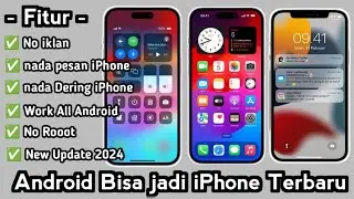 Cara Mengganti Tampilan INFINIX Menjadi Seperti iPhone IOS 18 Terbaru No Root Gratis All INFINIX