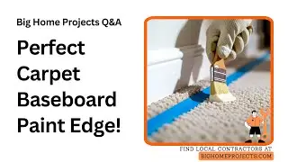 Frog Tape Carpet Tuck Scored Edge Paint Trick