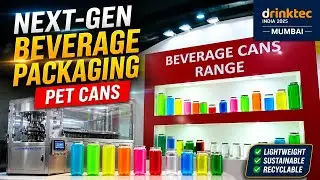 Drinktec exhibition - Beverage PET cans and bottles. #beverage #beveragecan #drinktech 