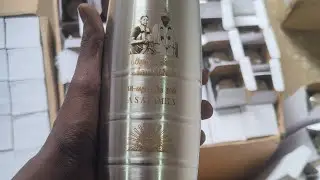 91st Birthday Return Gift | waterbottle photo engraving | DMK