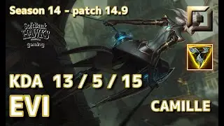 【JPサーバー/GM】SHG Evi カミール(Camille) VS サイオン(Sion) TOP - Patch14.9 JP Ranked【LoL】