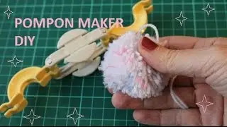 Pompons mit dem Clover-Pompon Maker / Anleitung