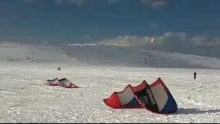 video Argentino de Snowkite CAVIAHUE 2012