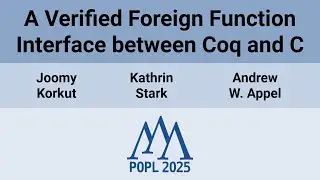 [POPL'25] A Verified Foreign Function Interface Between Coq and C