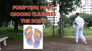 Foot Qigong Detox The Body - Qigong Self Healing techniques Qigong Acupuncture Healing Practices Leg