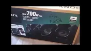 SONY MHCECL99BT STEREO UNBOXING