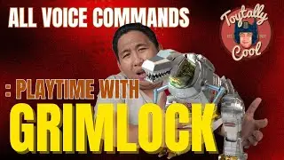 Talking Dino! Playing with Robosen Grimlock & Testing His Voice Commands! 🦖🤖