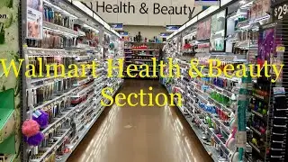 Walmart Health & Beauty Section|Shop With Me